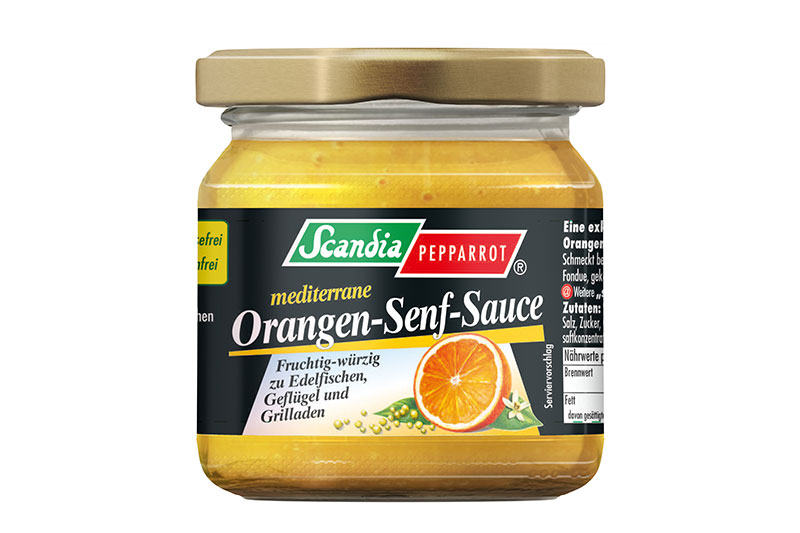 1043 - Orangen-Senf-Sauce  180 ml