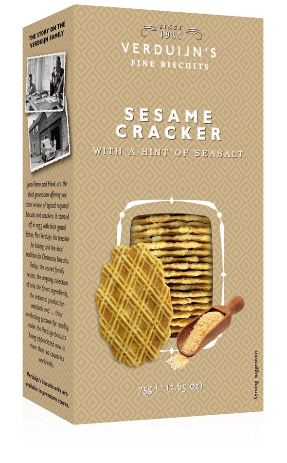 103027 - Sesam Cracker mit etwas Meersalz 75 g