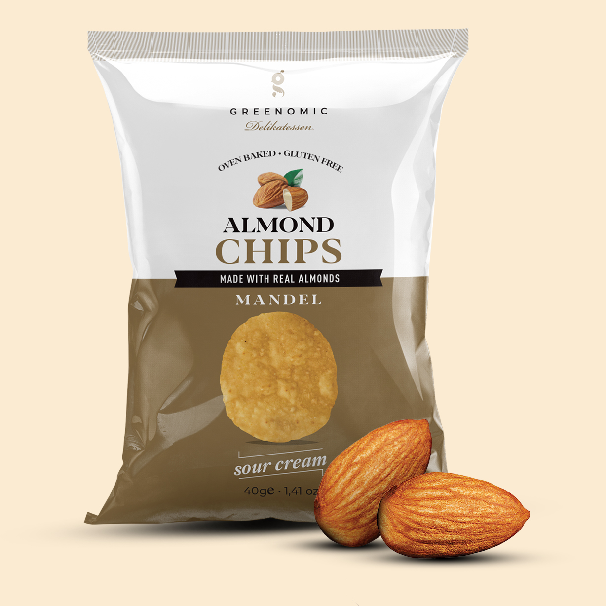 7003 - Almond Sour Cream Chips 40 g 