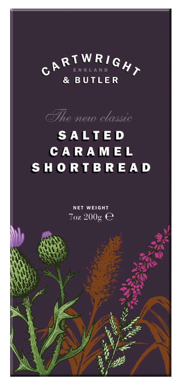 860274 - Salted Caramel Shortbread 200 g - Cartwright & Butler